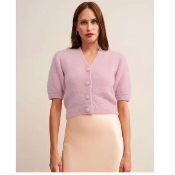 Rouje Sweaters - Rouje Nono Cardigan 💕 Pink | EU 36 (US S) | Sold Out Style | Parisian Luxury